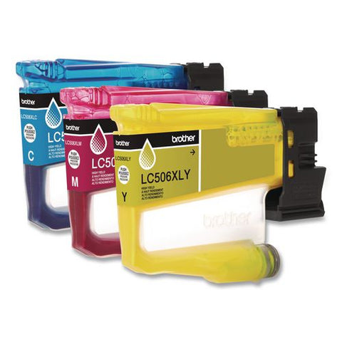 Lc506 Inkvestment, High-yield Ink, 1,500 Page-yield, Cyan/magenta/yellow