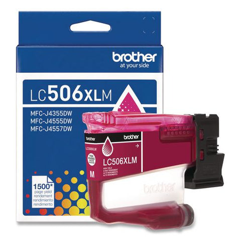 Lc506 Inkvestment, High-yield Ink, 1,500 Page-yield, Magenta
