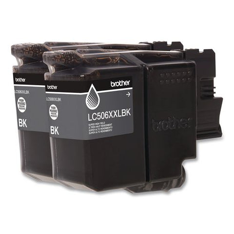 Lc506 Inkvestment, Super High-yield Ink, 5,000 Page-yield, Black, 2/pack