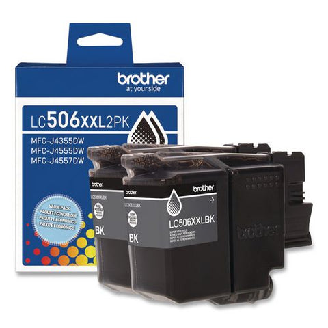 Lc506 Inkvestment, Super High-yield Ink, 5,000 Page-yield, Black, 2/pack