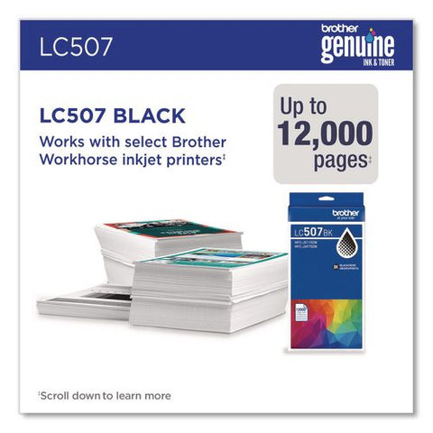 Lc507 Ultra High-yield Ink, 2,500 Page-yield, Black