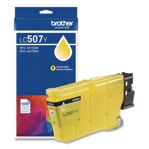 Lc507 Ultra High-yield Ink, 1,500 Page-yield, Yellow