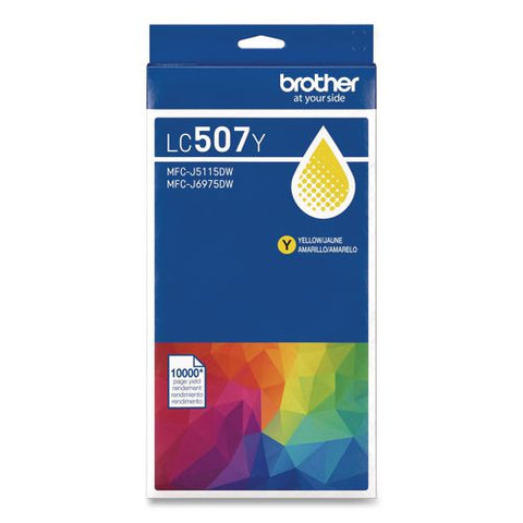 Lc507 Ultra High-yield Ink, 1,500 Page-yield, Yellow