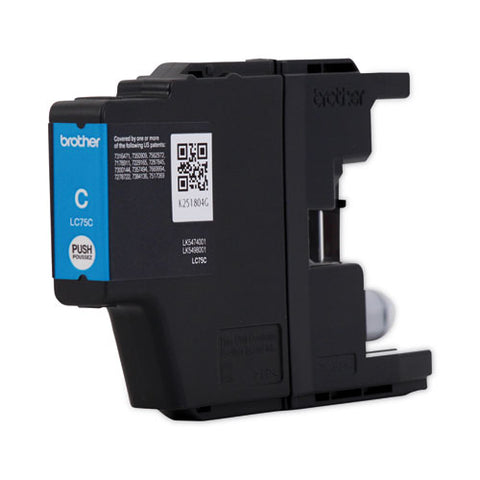 Lc75cs Innobella High-yield Ink, 600 Page-yield, Cyan
