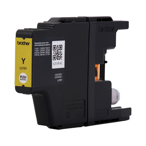 Lc75ys Innobella High-yield Ink, 600 Page-yield, Yellow