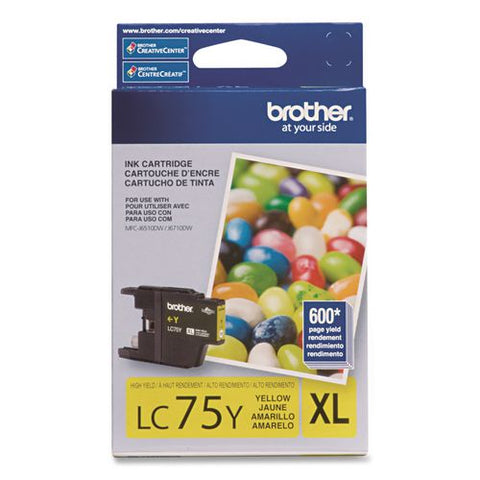 Lc75ys Innobella High-yield Ink, 600 Page-yield, Yellow