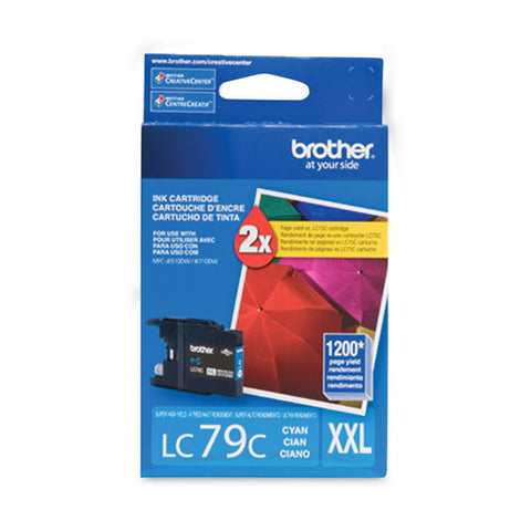 Lc79c Innobella Super High-yield Ink, 1,200 Page-yield, Cyan