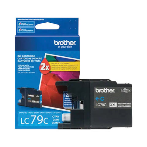 Lc79c Innobella Super High-yield Ink, 1,200 Page-yield, Cyan