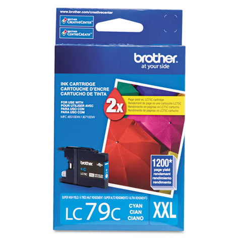 Lc79c Innobella Super High-yield Ink, 1,200 Page-yield, Cyan