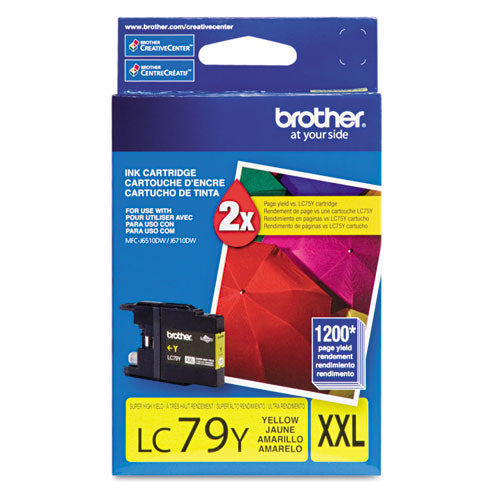Lc79y Innobella Super High-yield Ink, 1,200 Page-yield, Yellow