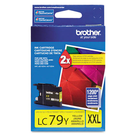 Lc79y Innobella Super High-yield Ink, 1,200 Page-yield, Yellow