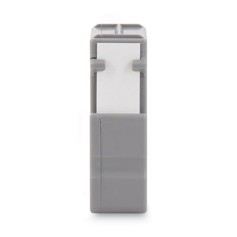 M Series Tape Cartridge For P-touch Labelers, 0.47" X 26.2 Ft, Black On White