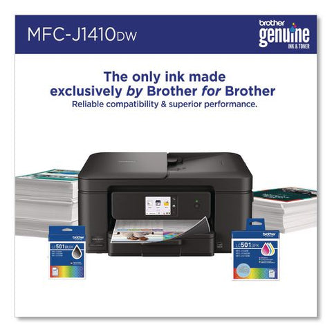 Mfcj1410dw Work Smart 1410 Wireless Color Inkjet Aio Printer, Copy/print/scan