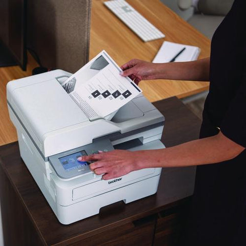 Workhorse Mfc-l2980dw Compact Monochrome Laser Aio Printer, Copy, Fax, Print, Scan
