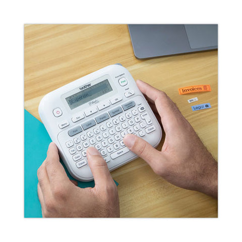 P-touch Pt-d220 Label Maker, 2 Lines, 3.9 X 9.3 X 10.2