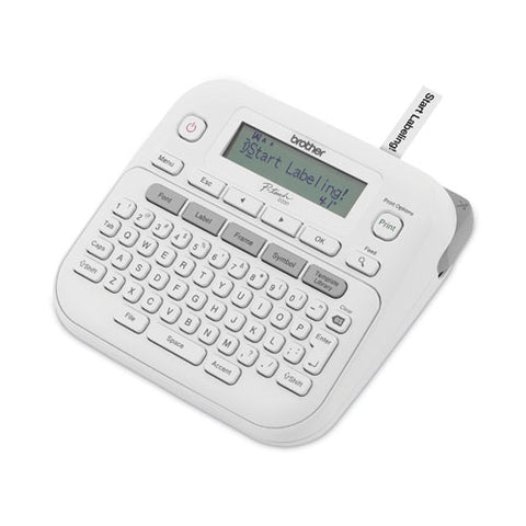 P-touch Pt-d220 Label Maker, 2 Lines, 3.9 X 9.3 X 10.2