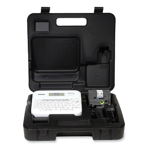 P-touch Pt-d410 Advanced Connected Label Maker With Storage Case, 20 Mm/s, 6 X 14.2 X 13.3