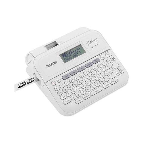 P-touch Pt-d410 Advanced Connected Label Maker, 20 Mm/s, 8.9 X 3.9 X 12.3