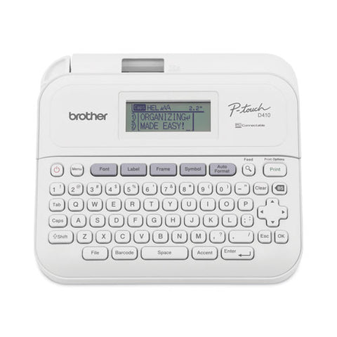 P-touch Pt-d410 Advanced Connected Label Maker, 20 Mm/s, 8.9 X 3.9 X 12.3