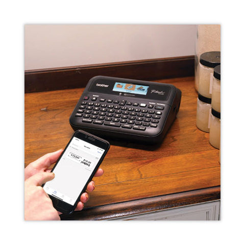 P-touch Business Professional Connected Label Maker, 30 Mm/s Print Speed, 10.2 X 4.8 X 12.6