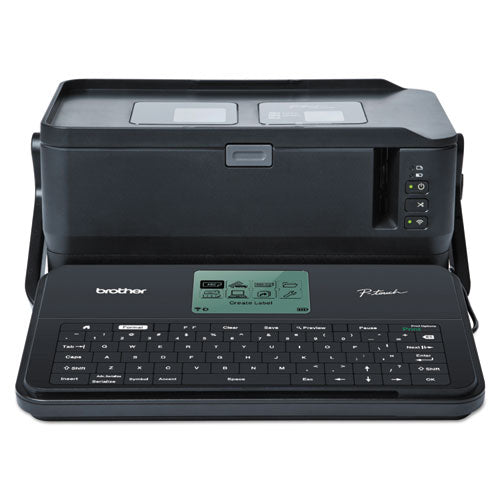 Pt-d800w Commercial/lite Industrial Portable Label Maker, 60 Mm/s Print Speed, 12.25 X 7.5 X 6.12