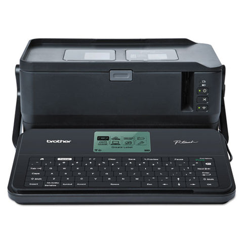 Pt-d800w Commercial/lite Industrial Portable Label Maker, 60 Mm/s Print Speed, 12.25 X 7.5 X 6.12
