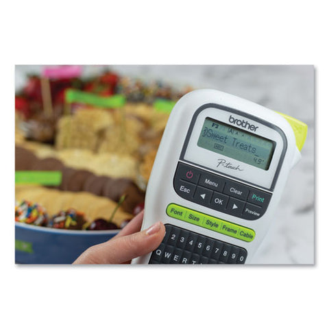 Pt-h110 Easy Portable Label Maker, 2 Lines, 4.5 X 6.13 X 2.5