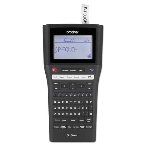 Pt-h500li Rechargeable Take-it-anywhere Labeler With Pc-connectivity, 30 Mm/s Print Speed, 4.8 X 9.7 X 3.5