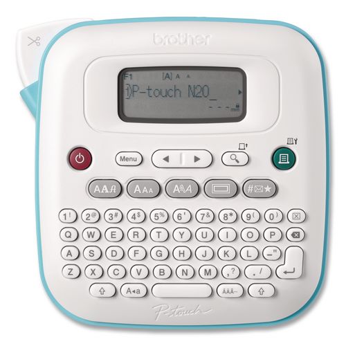 P-touch Pt-n20 Personal Desktop Label Maker, 2 Lines, 6 X 6 X 2.9