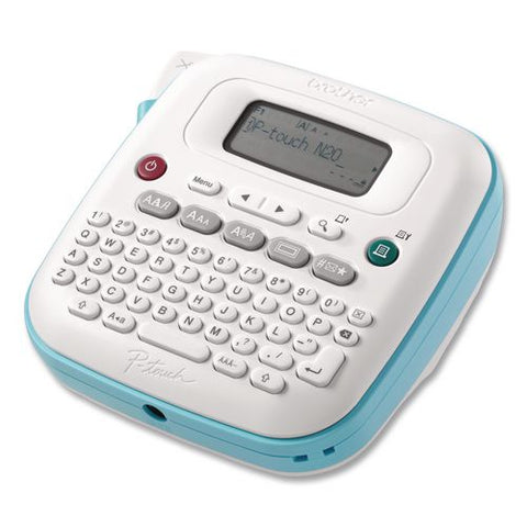 P-touch Pt-n20 Personal Desktop Label Maker, 2 Lines, 6 X 6 X 2.9