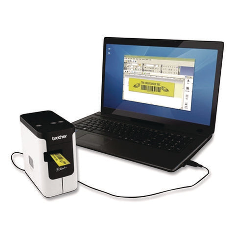 Pt-p700 Pc-connectable Label Printer, 30 Mm/s Print Speed, 3.1 X 6 X 5.6