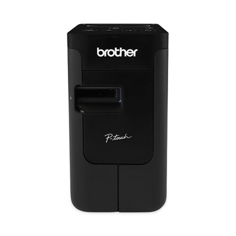 Pt-p750w Compact Label Maker With Wireless Enabled Printing, 30 Mm/s Print Speed, 6 X 3.12 X 5.62