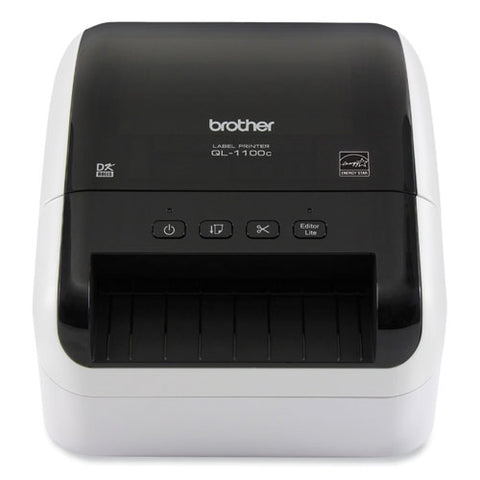 Ql-1100c Wide Format Professional Label Printer, 69 Labels/min Print Speed, 5.9 X 8.7 X 6.7