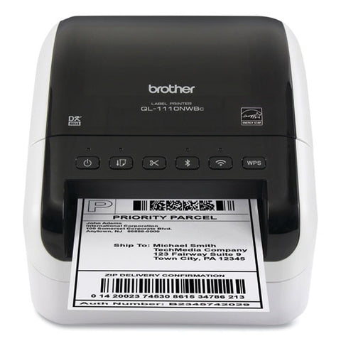 Ql-1110nwbc Wide Format Professional Label Printer, 69 Labels/min Print Speed, 5.9 X 6.7 X 8.7