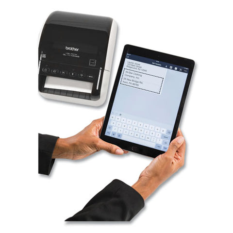 Ql-1110nwb Wide Format Professional Label Printer, 69 Labels/min Print Speed, 6.7 X 8.7 X 5.9
