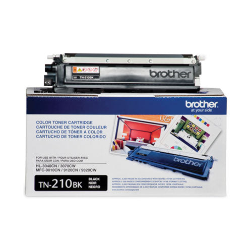 Tn210bk Toner, 2,200 Page-yield, Black