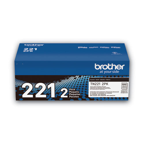 Tn2212pk Toner, 2,500 Page-yield, Black, 2/pack