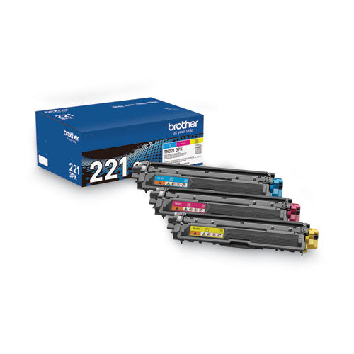 Tn2213pk Toner, 1,400 Page-yield, Cyan/magenta/yellow