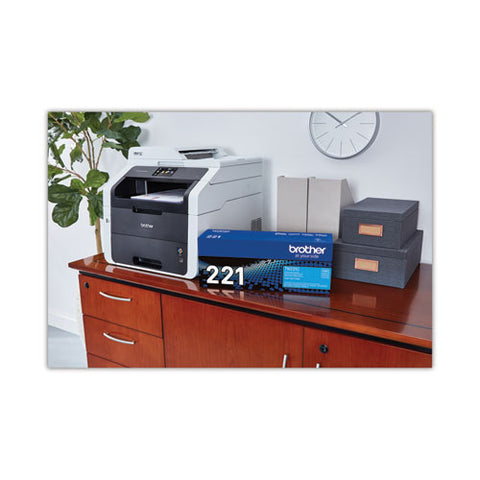 Tn221c Toner, 1,400 Page-yield, Cyan