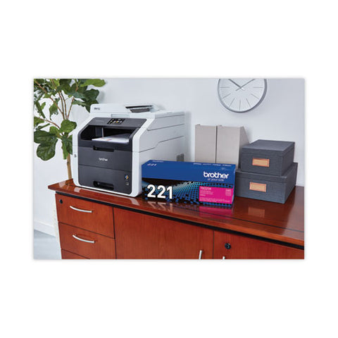 Tn221m Toner, 1,400 Page-yield, Magenta