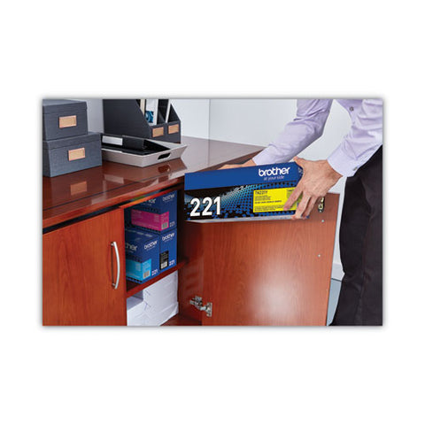 Tn221y Toner, 1,400 Page-yield, Yellow