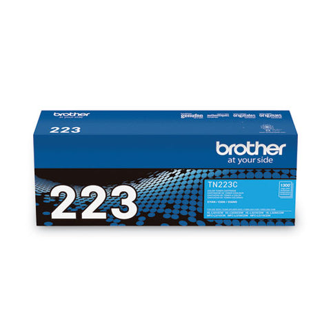 Tn223c Toner, 1,300 Page-yield, Cyan