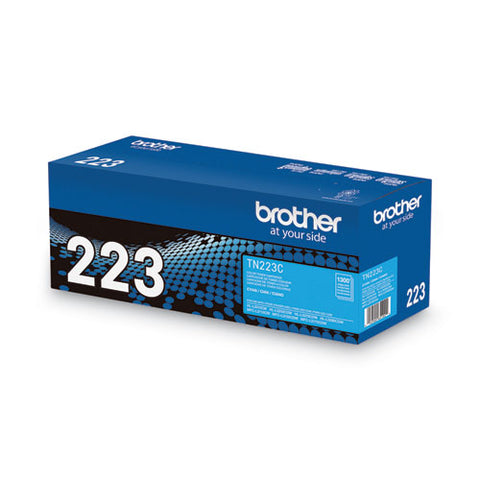 Tn223c Toner, 1,300 Page-yield, Cyan