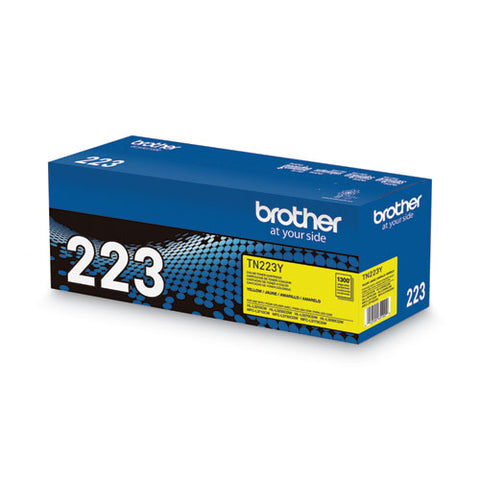 Tn223y Toner, 1,300 Page-yield, Yellow