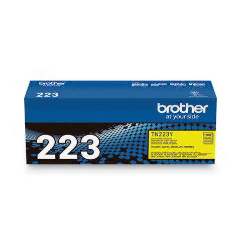 Tn223y Toner, 1,300 Page-yield, Yellow