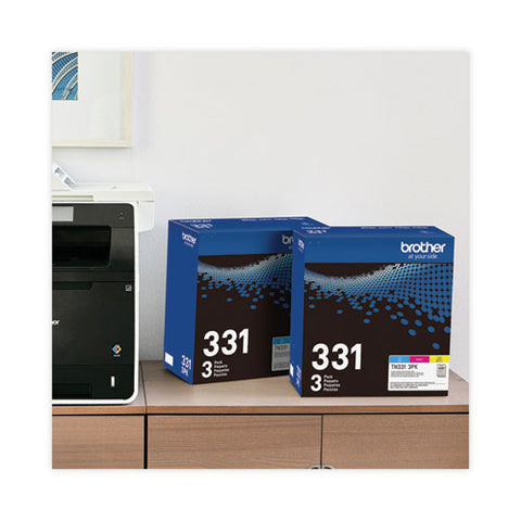 Tn3313pk Toner, 1,500 Page-yield, Cyan/magenta/yellow