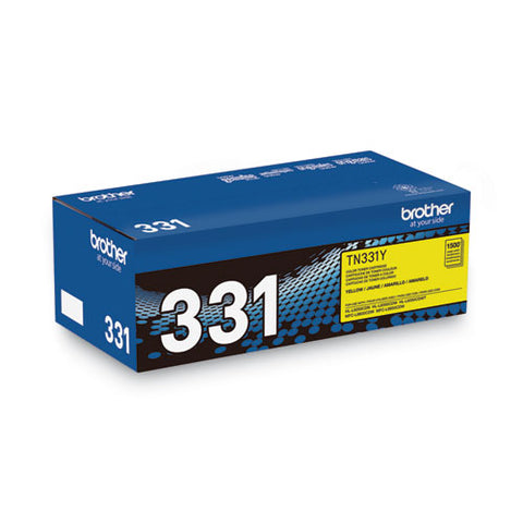 Tn331y Toner, 1,500 Page-yield, Yellow