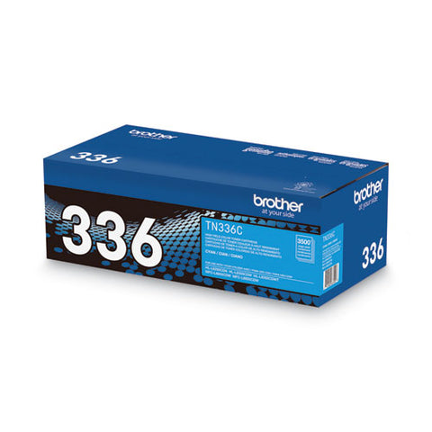 Tn336c High-yield Toner, 3,500 Page-yield, Cyan