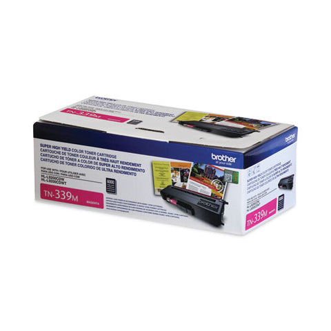 Tn339m Super High-yield Toner, 6,000 Page-yield, Magenta