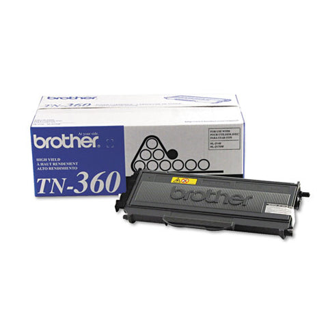 Tn360 High-yield Toner, 2,600 Page-yield, Black